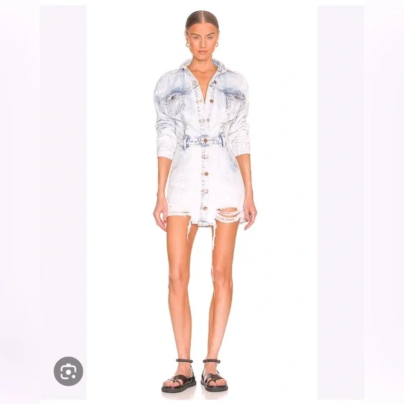 One Teaspoon | Dresses | Super Cuteone Teaspoon Nwt Malibu Florence Denim  Dress | Poshmark